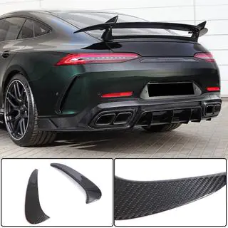 Achterbumper inserts V1 (voor GT63 2018-2022, carbon) foto 1