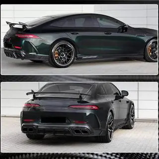 Achterbumper inserts V1 (voor GT63 2018-2022, carbon) foto 3