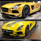 Mercedes SLS C197 2010–2014 Frontbumper lip (Carbon) foto 4