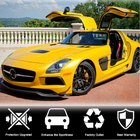 Mercedes SLS C197 2010–2014 Flap V2 voorbumper flaps (carbon) foto 3