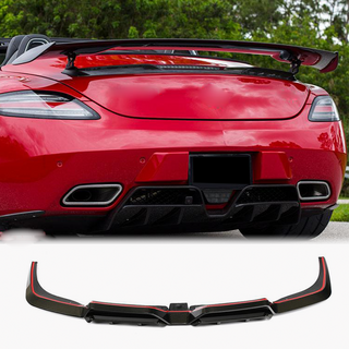 Achterbumper diffuser (carbon) foto 1