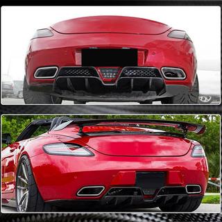 Achterbumper diffuser (carbon) foto 4