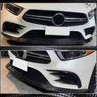 Mercedes CLS C257 2018– Carbon frontbumper lip (voor AMG/AMG-Line 2018-2020) foto 5