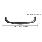 Mercedes CLA C118 2019– Frontbumper lip (voor CLA45 AMG SD, carbon) foto 4