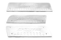 Mercedes Sprinter W906 2006–2018 OmsaLine RVS instaplijsten (interieur) 3 stuks, OmsaLine - Italiaans roestvrij staal foto 2
