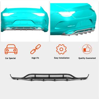 Achterbumper diffuser V2 (voor AMG-Line 2018-2020, carbon) foto 2