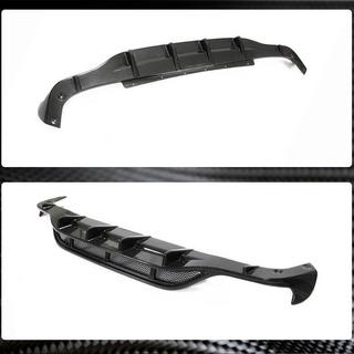 Achterbumper diffuser V2 (voor AMG-Line 2018-2020, carbon) foto 3
