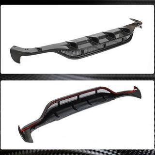 Achterbumper diffuser V2 (voor AMG-Line 2018-2020, carbon) foto 4