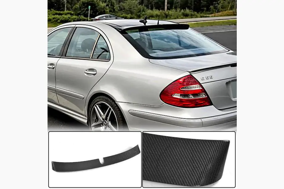 Mercedes E-class W211 2002–2009 Achterruitspoiler (2002-2006, carbon) Image