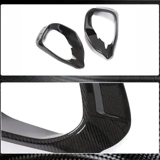 Voorbumper inzetstukken V1 (voor AMG/AMG-Line, carbon) foto 3