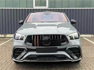 Mercedes GLE Coupé C292 2015–2019 Frontbumper splitters (GLE63 AMG, carbon) foto 2