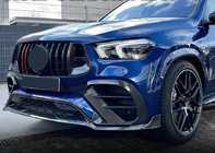 Mercedes GLE W167 2018– Radiateurgrille Rocket Carbon (voor AMG-Line/GLE53/GLE63 2018-2023) foto 3