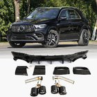 Mercedes GLE W167 2018– Achterdiffuser met uitlaatsierstukken voor GLE63 Carbon (2018-2026) foto 1