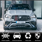 Mercedes GLE W167 2018– Frontbumper lip spoiler (voor GLE53/AMG-Line 2019-2023, carbon) foto 2