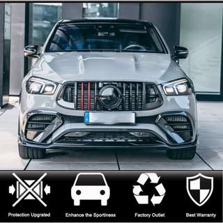 Frontbumper lip spoiler (voor GLE53/AMG-Line 2019-2023, carbon) foto 2