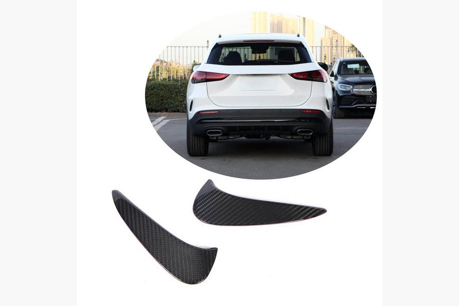 Mercedes GLA H247 2020– Achterbumperlijsten (voor AMG-Line, carbon) Image