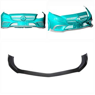 Front bumper lip Lip (voor Base 2016-2020, carbon) foto 2