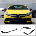 Mercedes SLK R172 2011–2016 Carbon afdekkappen voor de voorbumper (voor Base 2016-2020) foto 1