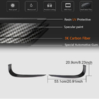 Mercedes SLK R172 2011–2016 Carbon afdekkappen voor de voorbumper (voor Base 2016-2020) foto 5