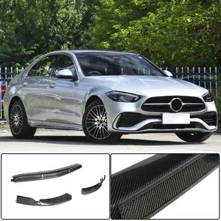 Frontbumper lip (voor AMG-Line, carbon) foto 1