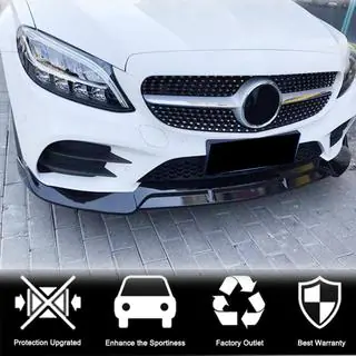 Frontbumper lip (voor AMG-Line, carbon) foto 2