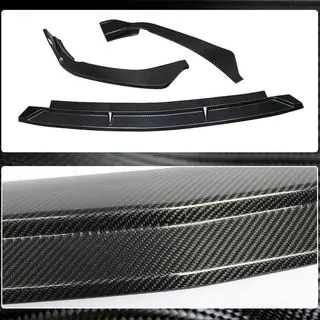 Frontbumper lip (voor AMG-Line, carbon) foto 4