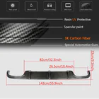 Mercedes E-class W211 2002–2009 Achterbumper diffuser (voor E55 AMG 2003-2006, carbon) foto 6