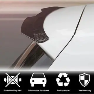 Spoiler V2 (voor GTI/R HB, carbon) foto 2