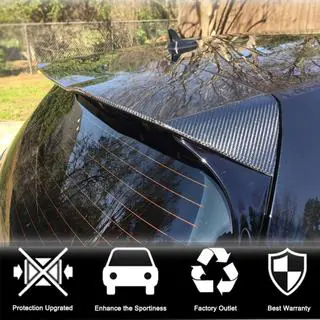 Spoiler V4 (voor GTI/R HB, carbon) foto 2