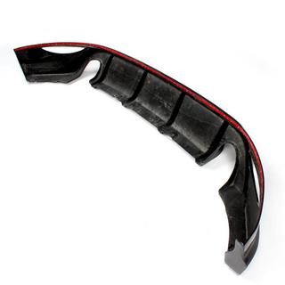 Achterbumper diffuser V1 (voor Base/GTI HB 2012-2017, carbon) foto 4