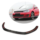 Volkswagen Golf 7/E-Golf 2012–2020 Voorbumper lip Lip V2 (voor GTI HB 2012-2017, carbon) foto 1