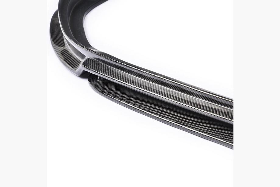 Volkswagen Golf 7/E-Golf 2012–2020 Frontbumper lip Lip V3 (voor GTI HB 2012-2017, carbon) Foto 5