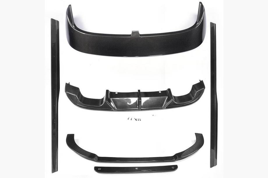 Volkswagen Golf 7/E-Golf 2012–2020 Carbon FullSet carrosseriekit (voor R/R-line HB 2012-2017, carbon) Image