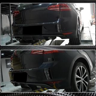Achterbumper diffuser (voor R/R-Line HB 2012-2017, carbon) foto 4