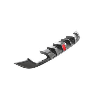 Achterbumper diffuser (voor R-Line HB 2017-2020, carbon) foto 3