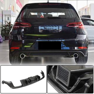 Achterbumper diffuser (voor Base/R/GTI HB 2017-2020, carbon) foto 2