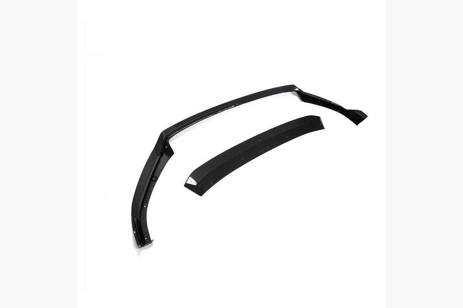Volkswagen Golf 7/E-Golf 2012–2020 Voorbumperlip Lip V2 (voor R/R-Line 2017-2020, carbon) Foto 4