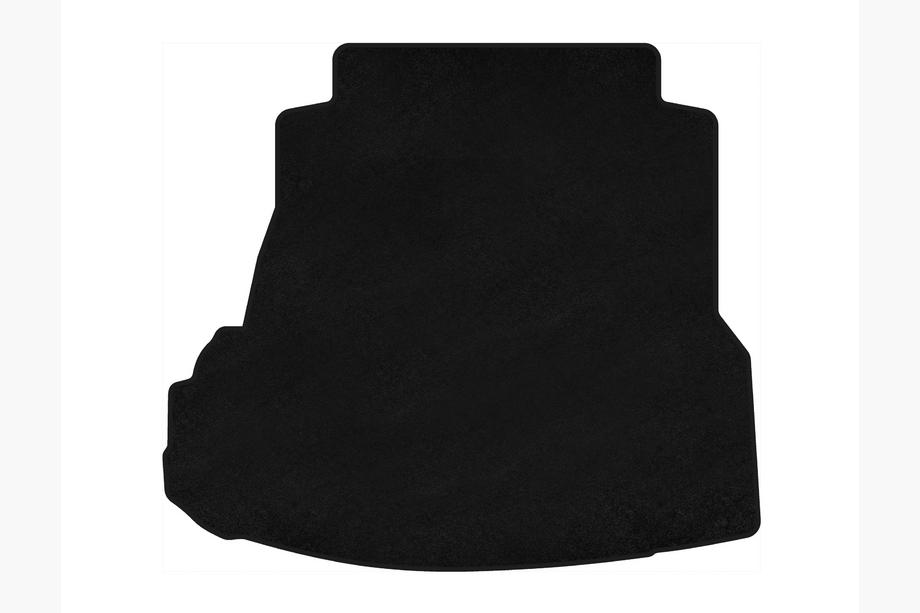 Audi A4 B5 1994–2001 Premium textiele kofferbakmat (Sedan, Zwart) Image