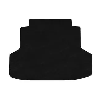 Premium textiele kofferbakmat (Zwart)