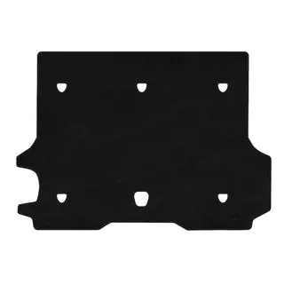 Premium textiele kofferbakmat (Zwart)