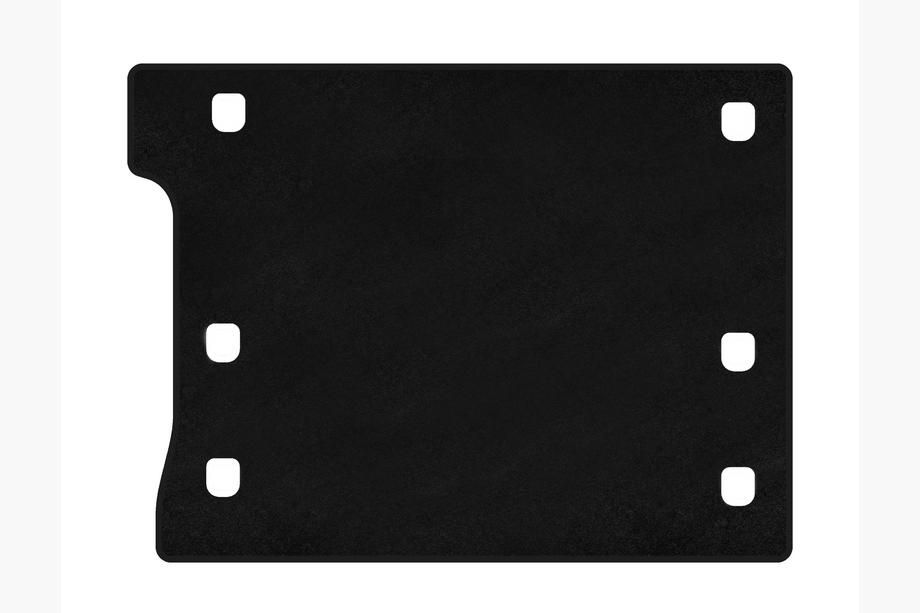 Jeep Wrangler 2018– Premium textiele kofferbakmat (Rubicon Unlimited/5-deurs, Zwart) Image