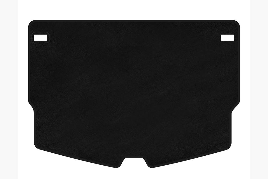 Nissan Note 2012–2020 Premium textiele kofferbakmat (HB, zwart) Image