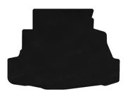 Nissan Primera P12 2002–2007 Premium stoffen kofferbakmat (SD, Zwart) foto 1