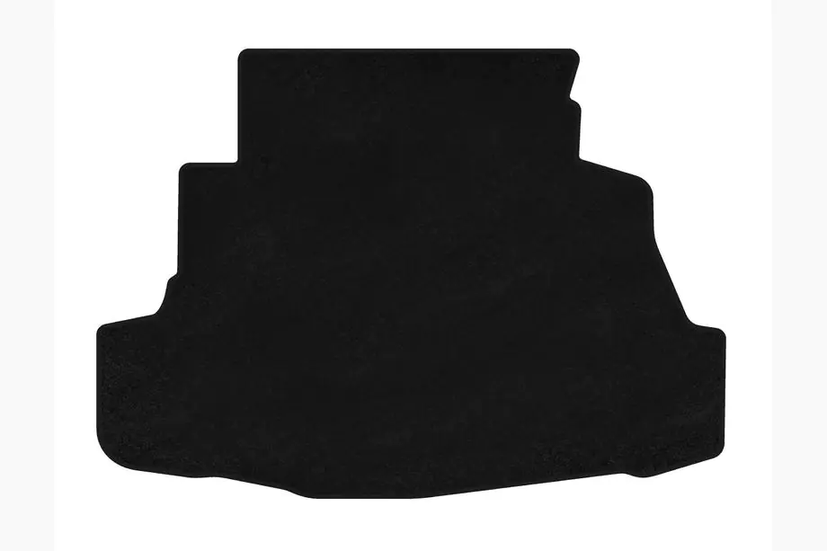 Nissan Primera P12 2002–2007 Premium stoffen kofferbakmat (SD, Zwart) Image