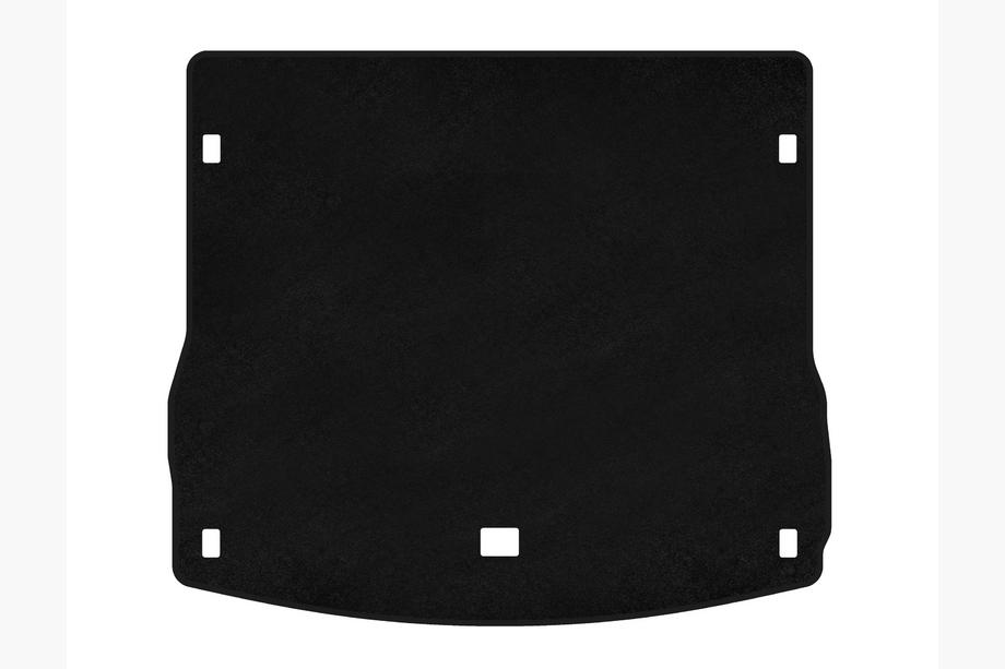 Porsche Macan 2014–2024 Premium stoffen kofferbakmat (2014-2018, Zwart) Foto 1