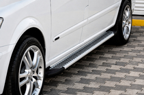 Mercedes Vito W639 2004–2014 Side steps Line (2 st., aluminium) foto 1