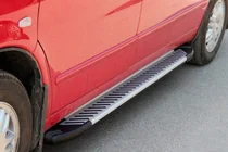 Mercedes Vito W638 1996–2003 Zijsteps Line (2 stuks, aluminium) foto 4
