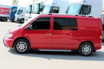 Mercedes Vito W638 1996–2003 Zijsteps Line (2 stuks, aluminium) foto 5