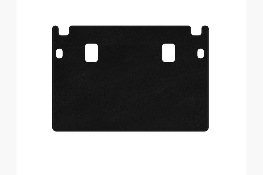 Toyota 4Runner 2009–2024 Premium textielen kofferbakmat (2014-2024, 7-zits, zwart) Image