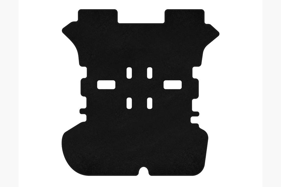 Toyota Previa 2000–2006 Premium textiele kofferbakmat (Zwart) Foto 1